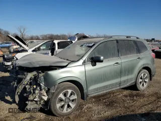 2017 Subaru Forester Limited with VIN JF2SJAJC3HH419060, listed as a Copart auction lot 88420875 with 124,660 mi miles and Salvage Title. Bid and sale history available at carsss.com. Image 1.