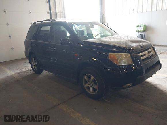 2007 Honda Pilot EX-L with VIN 2HKYF18647H504953, listed as a IAAI auction lot 41750435 with 186,097 mi miles and . Bid and sale history available at DreamBid. Image 1.