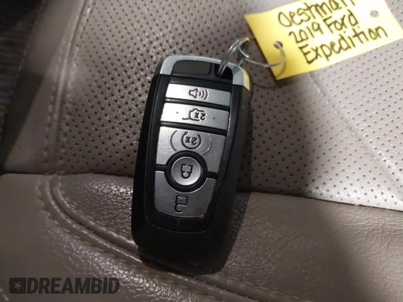 2019 Ford Expedition Max Limited with VIN 1FMJK2AT5KEA52552, listed as a IAAI auction lot 41489427 with 105,336 mi miles and . Bid and sale history available at DreamBid. Image 11.