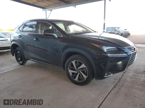 2020 Lexus NX 300 with VIN JTJGARBZ0L5008616, listed as a Copart auction lot 53568655 with 59,370 mi miles and Salvage title. Bid and sale history available at DreamBid. Image 4.