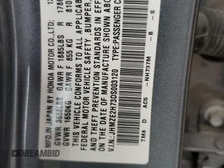2013 Honda Insight EX z VIN JHMZE2H73DS003120, wystawiony jako Copart lot #49315265 z przebiegiem 171 702 mil mil oraz Szkoda całkowita • Salvage title. Historia ofert i sprzedaży dostępna na DreamBid. Obrazek 13.