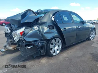 2005 BMW 5 Series 530i with VIN WBANA73575CR60969, listed as a IAAI auction lot 41652628 with Not Provided miles and . Bid and sale history available at DreamBid. Image 4.
