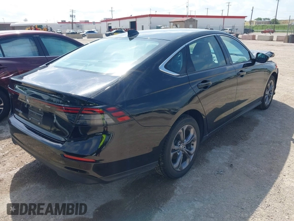 2024 Honda Accord EX with VIN 1HGCY1F30RA049205, listed as a IAAI auction lot 42714846 with 39,018 mi miles and . Bid and sale history available at DreamBid. Image 4.