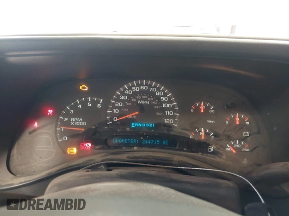 2005 Chevrolet Tahoe LS with VIN 1GNEC13V75J186607, listed as a IAAI auction lot 42090566 with 244,715 mi miles. Bid and sale history available at carsss.com. Image 7.