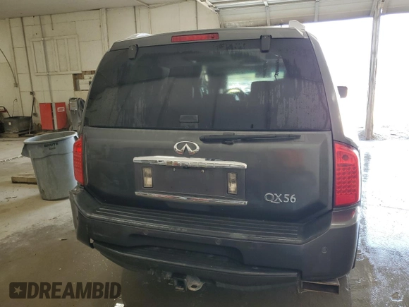 2008 Infiniti QX56 z VIN 5N3AA08C58N912480, wystawiony jako Copart lot #58962025 z przebiegiem 325 726 mil mil oraz Szkoda całkowita • Salvage title. Historia ofert i sprzedaży dostępna na DreamBid. Obrazek 6.