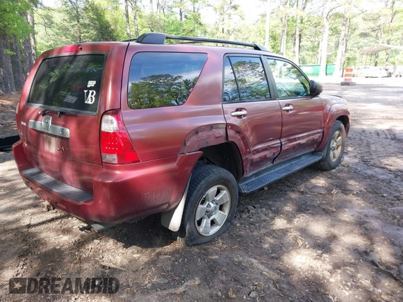 2006 Toyota 4Runner SR5 with VIN JTEZU14R568056547, listed as a IAAI auction lot 42112562 with 170,816 mi miles and . Bid and sale history available at DreamBid. Image 4.