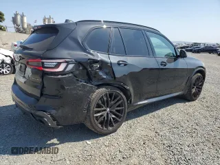 2021 BMW X5 sDrive40i with VIN 5UXCR4C00M9F54602, listed as a Copart auction lot 62417255 with 42,110 mi miles and Salvage title. Bid and sale history available at DreamBid. Image 3.