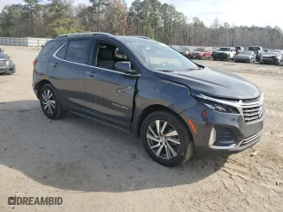 2022 Chevrolet Equinox Premier with VIN 2GNAXNEV6N6148287, listed as a Copart auction lot 42850125 with 35,397 mi miles and Salvage Title. Bid and sale history available at carsss.com. Image 4.