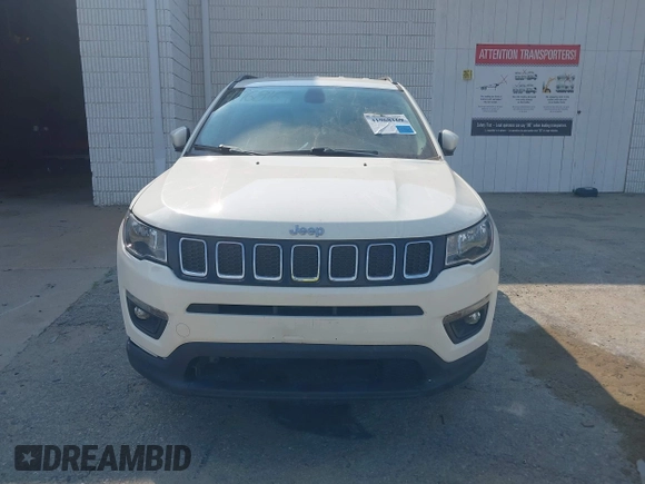 2020 Jeep Compass Latitude with VIN 3C4NJDBB4LT127947, listed as a IAAI auction lot 41968169 with 18,753 mi miles and . Bid and sale history available at DreamBid. Image 11.