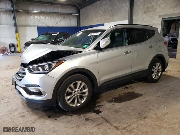 2018 Hyundai Santa Fe Sport Limited with VIN 5XYZUDLAXJG555265, listed as a Copart auction lot 68753783 with 38,768 mi miles. Bid and sale history available at carsss.com. Image 1.