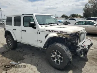 2020 Jeep Wrangler Unlimited Rubicon с VIN 1C4HJXFN7LW126286, выставлен на аукционе Copart как лот 50205125 с пробегом Не указан миль и Списание • Salvage title. История ставок и продаж доступна на DreamBid. Изображение 4.