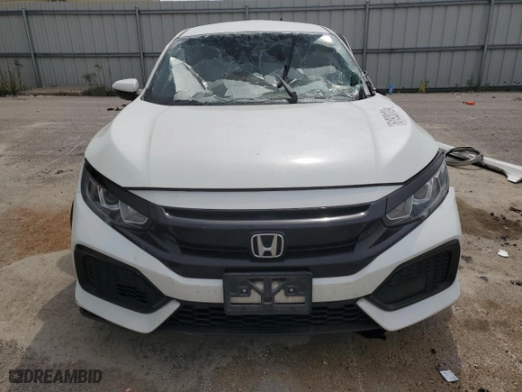 2019 Honda Civic Hatchback LX with VIN SHHFK7H32KU207360, listed as a Copart auction lot 61920124 with 0 mi miles and Salvage Title. Bid and sale history available at carsss.com. Image 5.