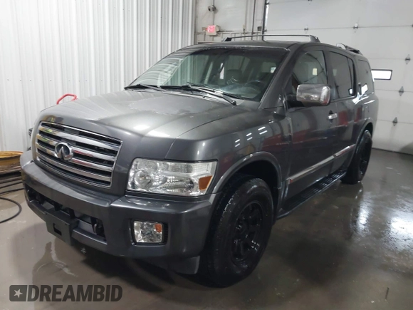2004 Infiniti QX56 with VIN 5N3AA08C14N812225, listed as a IAAI auction lot 41496326 with 213,916 mi miles. Bid and sale history available at carsss.com. Image 18.