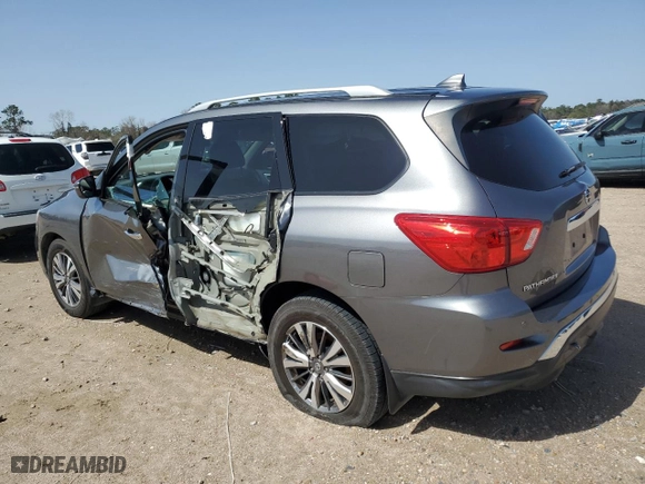 2020 Nissan Pathfinder S with VIN 5N1DR2AN4LC590277, listed as a Copart auction lot 47767235 with 59,451 mi miles and Salvage Title. Bid and sale history available at carsss.com. Image 2.