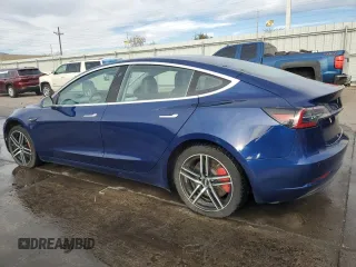 2018 Tesla Model 3 Long Range Battery with VIN 5YJ3E1EB2JF074148, listed as a Copart auction lot 50424975 with 93,822 mi miles and Salvage Title. Bid and sale history available at DreamBid. Image 2.