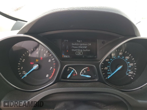 2015 Ford Escape Titanium with VIN 1FMCU0J96FUC32632, listed as a Copart auction lot 48213915 with 120,641 mi miles and Salvage Title. Bid and sale history available at carsss.com. Image 9.