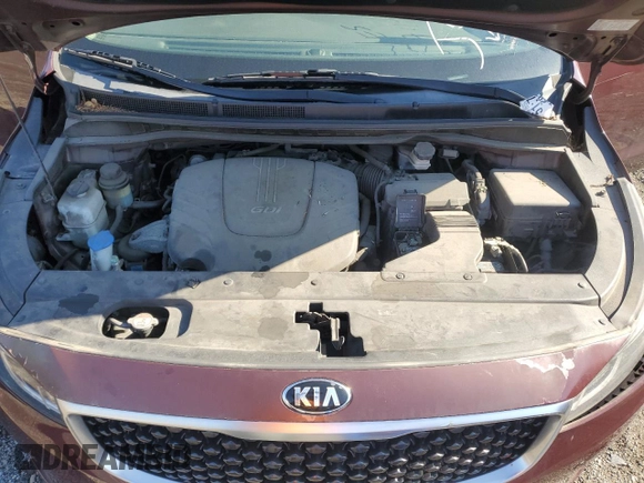2016 Kia Sedona LX with VIN KNDMB5C14G6092198, listed as a Copart auction lot 51448375 with 123,886 mi miles and Clean Title. Bid and sale history available at carsss.com. Image 12.