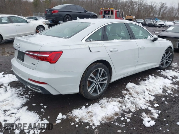2019 Audi A6 Premium Plus with VIN WAUL2AF28KN052114, listed as a IAAI auction lot 41532304 with 29,252 mi miles. Bid and sale history available at carsss.com. Image 4.