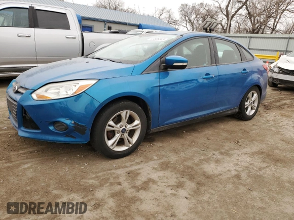 2014 Ford Focus SE with VIN 1FADP3F24EL406933, listed as a Copart auction lot 47826345 with 115,310 mi miles and Salvage Title. Bid and sale history available at carsss.com. Image 1.