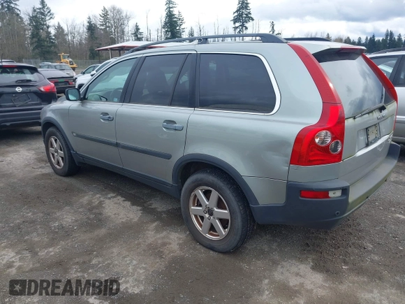 2004 Volvo XC90 with VIN YV1CZ59H741124995, listed as a IAAI auction lot 41906283 with 179,793 mi miles. Bid and sale history available at carsss.com. Image 3.