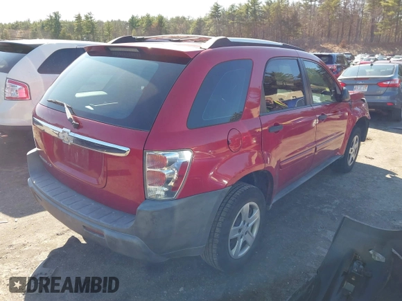 2005 Chevrolet Equinox LS with VIN 2CNDL13F656031228, listed as a IAAI auction lot 41877100 with 140,664 mi miles. Bid and sale history available at carsss.com. Image 4.