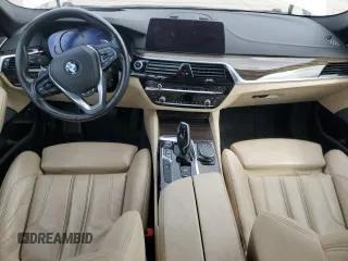 2018 BMW 5 Series 530e xDrive with VIN WBAJB1C58JB084907, listed as a Copart auction lot 49901795 with 109,617 mi miles and Salvage title. Bid and sale history available at DreamBid. Image 8.