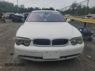 2005 BMW 7 Series 745Li with VIN WBAGN63545DS59999, listed as a Copart auction lot 70683274 with 121,951 mi miles and Clean Title. Bid and sale history available at carsss.com. Image 5.