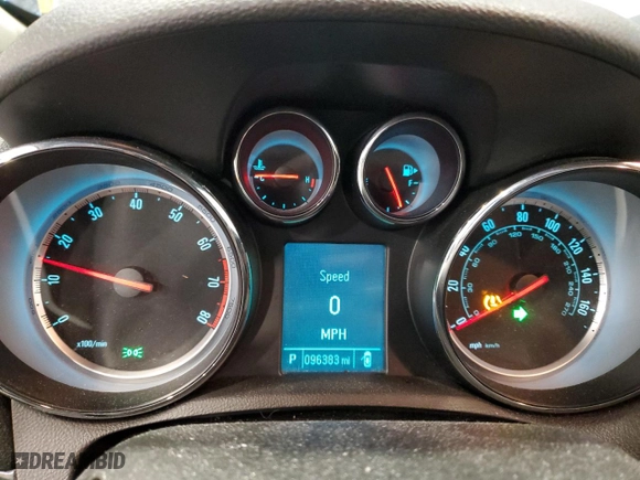 2016 Buick Encore Convenience with VIN KL4CJFSB0GB621873, listed as a Copart auction lot 89323645 with 96,383 mi miles and Salvage Title. Bid and sale history available at carsss.com. Image 9.