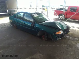 1997 Ford Escort LX with VIN 1FALP13P2VW374983, listed as a IAAI auction lot 41677667 with 283,340 mi miles. Bid and sale history available at carsss.com. Image 1.