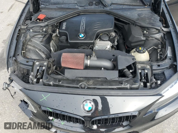 2015 BMW 2 Series 228i with VIN WBA1F5C56FV257079, listed as a Copart auction lot 43387125 with 155,027 mi miles and Salvage Title. Bid and sale history available at carsss.com. Image 11.