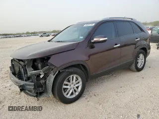 2014 Kia Sorento LX with VIN 5XYKT3A65EG474094, listed as a Copart auction lot 49926755 with 107,446 mi miles and Salvage Title. Bid and sale history available at DreamBid. Image 1.