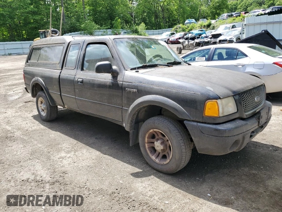 2001 Ford Ranger XLT Appearance with VIN 1FTYR14E81TB05454, listed as a Copart auction lot 56795484 with 144,927 mi miles and Salvage Title. Bid and sale history available at carsss.com. Image 4.