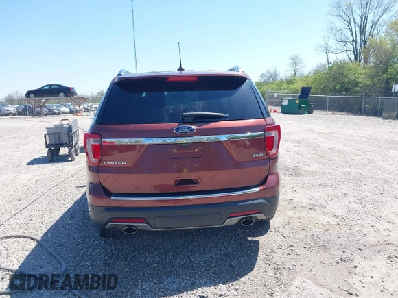 2018 Ford Explorer Limited with VIN 1FM5K8F82JGC13385, listed as a IAAI auction lot 42095711 with 82,165 mi miles and . Bid and sale history available at carsss.com. Image 17.