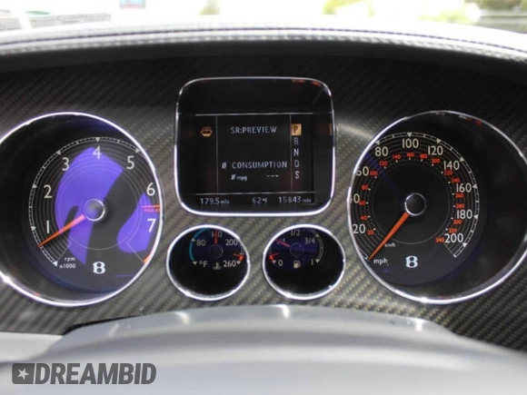 2010 Bentley Continental GT with VIN SCBCU8ZAXAC063914, listed as a Copart auction lot 45789105 with 15,663 mi miles and Clean Title. Bid and sale history available at DreamBid. Image 8.