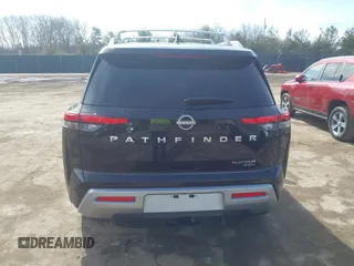 2024 Nissan Pathfinder Platinum with VIN 5N1DR3DK7RC269754, listed as a IAAI auction lot 41684186 with 14,047 mi miles and . Bid and sale history available at DreamBid. Image 16.