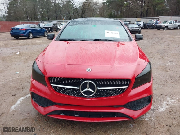 2018 Mercedes-Benz CLA with VIN WDDSJ4EB4JN608802, listed as a IAAI auction lot 41282694 with 80,582 mi miles. Bid and sale history available at carsss.com. Image 13.