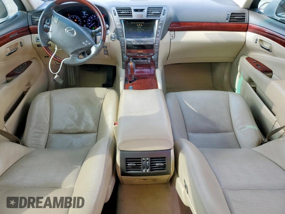 2007 Lexus LS 460 z VIN JTHBL46F175046208, wystawiony jako Copart lot #59219235 z przebiegiem 189 982 mil mil oraz Szkoda całkowita • Salvage title. Historia ofert i sprzedaży dostępna na DreamBid. Obrazek 8.