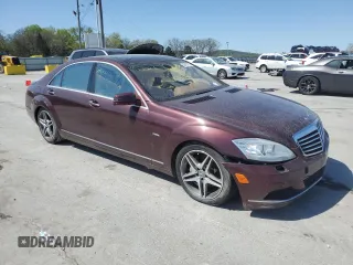 2010 Mercedes-Benz S S 400 Hybrid with VIN WDDNG9FBXAA303934, listed as a Copart auction lot 52400185 with 48,188 mi miles and Clean Title. Bid and sale history available at carsss.com. Image 4.