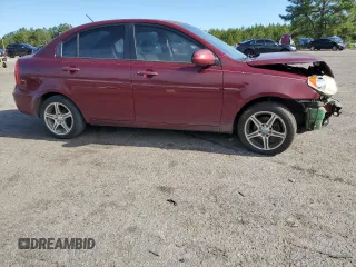 2009 Hyundai Accent Auto GLS with VIN KMHCN46C29U289987, listed as a Copart auction lot 55254085 with 164,363 mi miles and Salvage title. Bid and sale history available at DreamBid. Image 4.