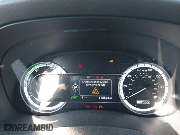 2019 Kia Niro LX with VIN KNDCB3LC3K5351134, listed as a IAAI auction lot 41364375 with 113,883 mi miles. Bid and sale history available at carsss.com. Image 7.