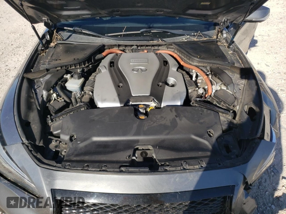 2014 Infiniti Q50 Hybrid Sport with VIN JN1AV7AP8EM692053, listed as a Copart auction lot 48013455 with 81,396 mi miles and Salvage Title. Bid and sale history available at carsss.com. Image 11.