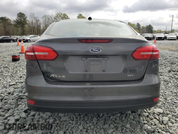 2017 Ford Focus SEL with VIN 1FADP3H26HL331010, listed as a Copart auction lot 49984885 with 132,163 mi miles and Salvage Title. Bid and sale history available at carsss.com. Image 6.