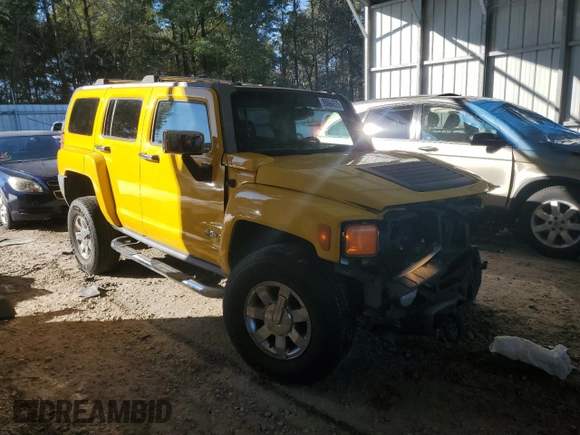 2006 Hummer H3 with VIN 5GTDN136568163593, listed as a Copart auction lot 88664575 with 128,171 mi miles and Salvage Title. Bid and sale history available at DreamBid. Image 4.