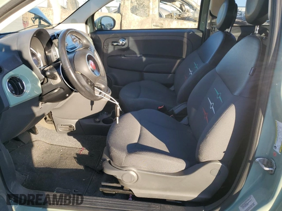 2016 FIAT 500 Pop with VIN 3C3CFFAR4GT133759, listed as a Copart auction lot 89073515 with 55,895 mi miles and Salvage Title. Bid and sale history available at carsss.com. Image 7.