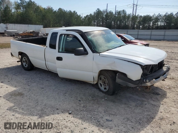 2004 Chevrolet Silverado 1500 Work Truck with VIN 1GCEC19T64E317581, listed as a Copart auction lot 51052485 with 196,309 mi miles and Salvage Title. Bid and sale history available at carsss.com. Image 4.