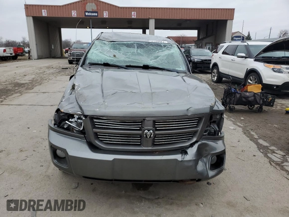 2010 Dodge Dakota SXT with VIN 1D7CW3GP7AS176121, listed as a Copart auction lot 85169354 with Not Provided miles and Salvage Title. Bid and sale history available at DreamBid. Image 5.