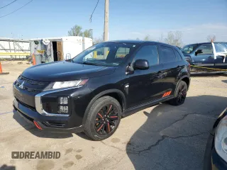 2021 Mitsubishi Outlander ES with VIN JA4APUAU9MU016862, listed as a Copart auction lot 53948295 with Not provided miles and Salvage title. Bid and sale history available at DreamBid. Image 1.