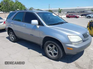 2001 Lexus RX 300 with VIN JTJHF10U610216122, listed as a IAAI auction lot 42184309 with 216,343 mi miles. Bid and sale history available at carsss.com. Image 1.