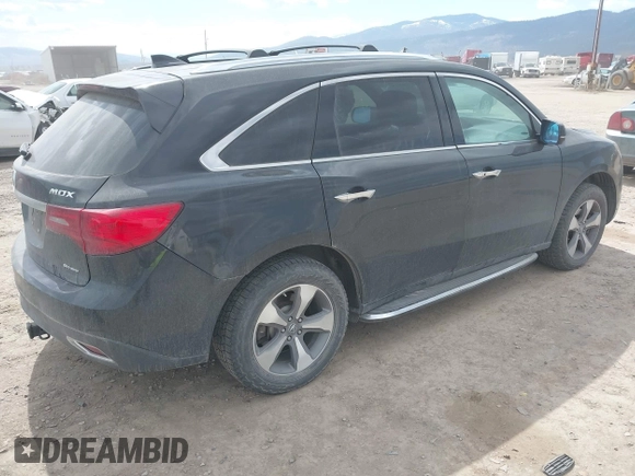 2014 Acura MDX with VIN 5FRYD4H21EB013027, listed as a IAAI auction lot 42040156 with 146,763 mi miles and . Bid and sale history available at DreamBid. Image 4.