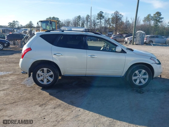 2007 Nissan Murano S with VIN JN8AZ08W97W631943, listed as a IAAI auction lot 41727275 with 252,599 mi miles. Bid and sale history available at carsss.com. Image 13.